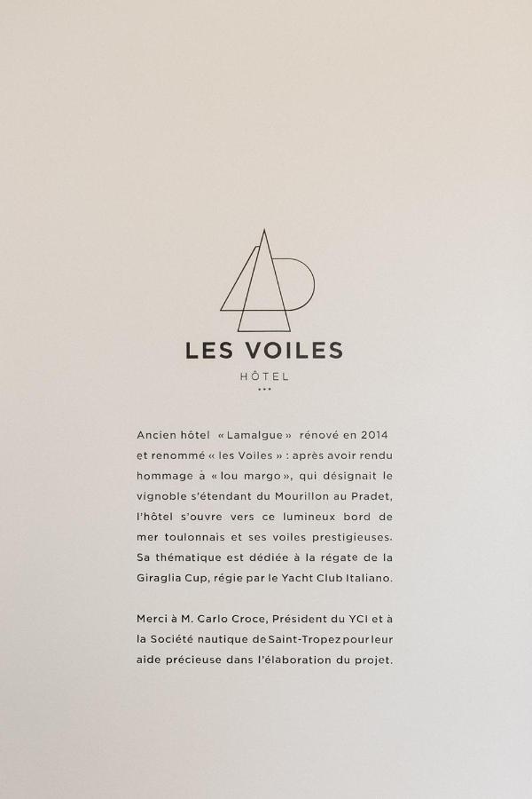 Hotel Les Voiles Toulon Eksteriør bilde